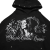 music calms down black hoodie.png