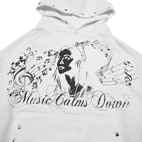 music calms down white hoodie2.png